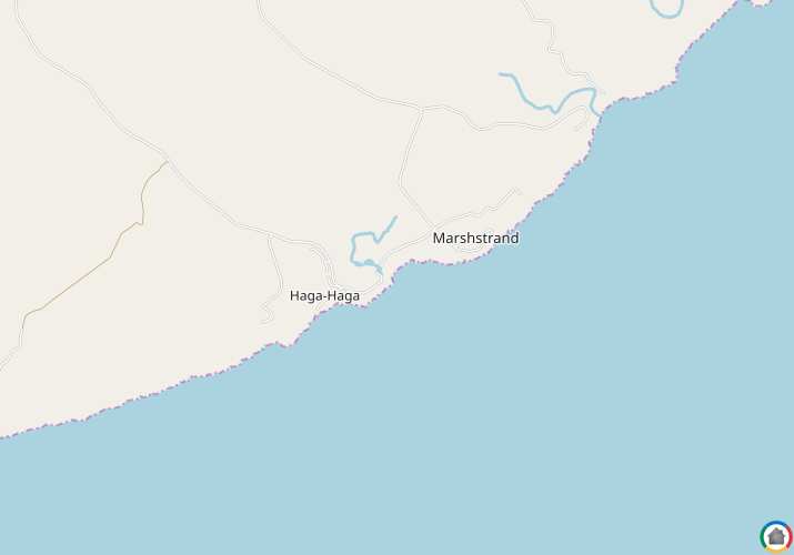 Map location of Haga Haga